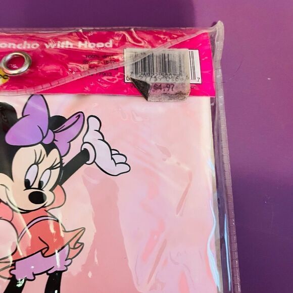 Vintage Minnie Mouse child’s twin poncho new in package - Picture 3 of 3